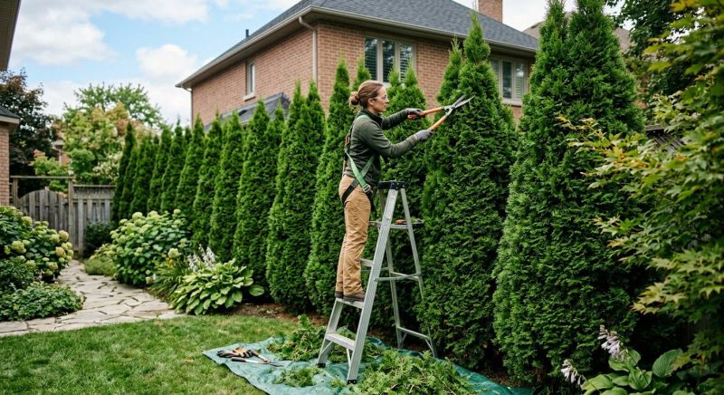 Arborvitae Pruning in Ventura County, CA